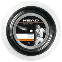 Head Sonic Pro 17g Tennis String Reel 200m 1.25mm Control Comfort - Black