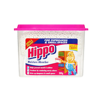 Hippo 300g Moisture Absorber Spill Proof for Cupboards and Small Spaces