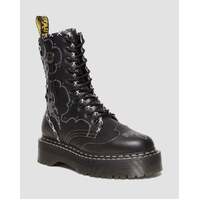 Dr. Martens Jadon Hi 10 Eye Boots Shoes Gothic Americana - Black Wanama