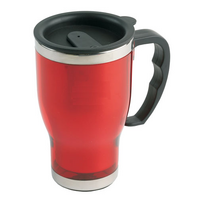 Explorer Mug Travel Cup Stainless Steel Insulated Coffee Thermal Bottle - Red