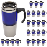 24x Velo Mug Travel Cup Stainless Steel Insulated Coffee Thermal Bottle - Blue