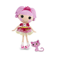 Lalaloopsy Doll Jewel Sparkles w/ Pet Persian Cat 13 in Princess Doll Sew Cute