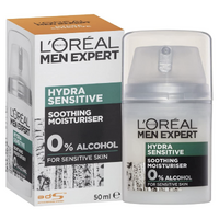 L'Oreal Men Expert Soothing Moisturizer Hydra Sensitive For Sensitive Skin 50ml