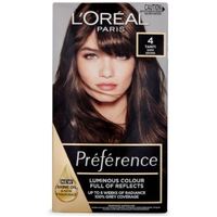 L'Oréal Préférence Permanent Hair Colour - #4 Tahiti Dark Brown