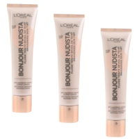 3pcs Loreal 30ml Bonjour Nudista Bb Cream Awakening Skin Tint - Light  
