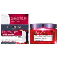 L'Oréal  30-Pads Revitalift Laser Re Anti-Ageing Glycolic Peel Pads