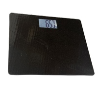 200kg Wide Platform Digital Bathroom Scale Scales LCD Tempered Glass - Assorted Colours