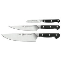 ZWILLING 3 Pcs Set of Knives-Chef's Knife-200 mm / 8", Slicing Knife-160 mm / 6", Paring Knife-90 mm / 3.5"