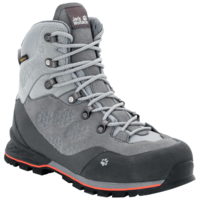 Jack Wolfskin Womens Boots Hiking Shoes Wilderness Texapore Mid - Tarmac Grey