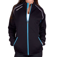 Babolat Women's Softshell Match Core Jacket Essential Tennis Sport - Black/Cyan