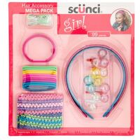 Scünci Girl Hair Accessory 99 - Piece Mega Pack (Bracelet)
