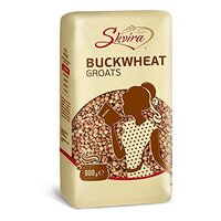 Skvira Buckwheat Groats Roasted Kasha GMO Free 800 gr / 28.22 Oz Grechka ( 1 Pack )