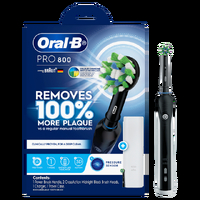 Pro 800 Electric Toothbrush with Travel Case - Black