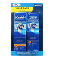 8PK Oral B Precision Clean Replacement Brush Head Refill for Electric Toothbrush