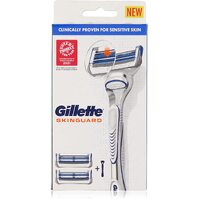 Gillette Skinguard Manual Razor Handle and 2 Cartridges Blade Refills