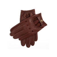 Dents Delta Men's Classic Leather Driving Gloves - English Tan