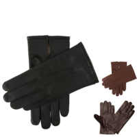 Dents Mens Leather Gloves with Palm Vent & 3-Point Stitch Detail