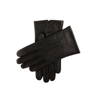DENTS Mens Chelsea Cashmere Lined Leather Gloves - Black