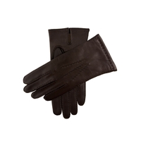 DENTS Mens Chelsea Cashmere Lined Leather Gloves Warm Classic Winter - Brown