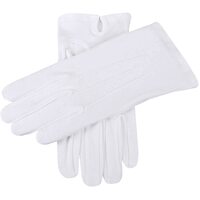 Dents Mens Cotton Dress Gloves With Palm Vent And 3-Point Stitch Detail