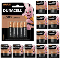 96x Duracell AAA Batteries Alkaline 1.5V Battery