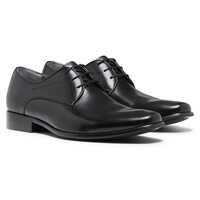Julius Marlow Men's Keen Derby Work Leather Boots Shoes - Black