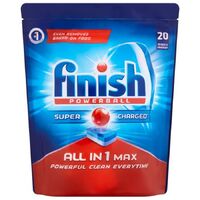 Finish PK20 Powerball Power All in 1 Dishwasher Tablets