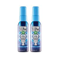 2x Air Wick 55ml V.I.POO Toilet Spray Fresh Gentle With Essential Oils and Fragrance