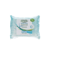Simple Purifying Cleansing Wipes 200ml Kind to Skin Gently Cleanses