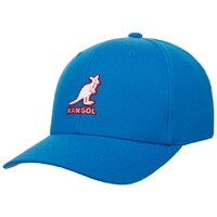 Kangol Mens 3D Wool Flexfit Baseball Cap Classic Quality Hat - Blue/Red