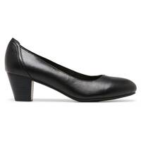 GROSBY Womens Ivy Flats Shoes Pumps Heels Closed Toe - Black