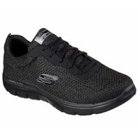 Skechers Mens Flex Advantage 2.0 Memory Foam Shoes Sneakers Runners - Black/Black