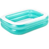 Inflatable Swimming Pool Above Ground Family Pool Heavy Duty (201cm x 150cm x 51cm) - 450 Litre