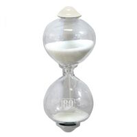 Dulton Magnetic Sandglass Kitchen Timer Ivory - 3 Minutes