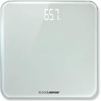 180kg BodySense by Propert Digital Bathroom Glass Scales - Grey