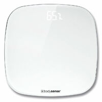 Bodysense Rechargeable Weight Only Bathroom Scales with 180kg Capacity