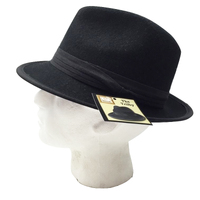 100% Premium Wool Felt Trilby Fedora Hat Panama Wide Brim Warm Winter Cap