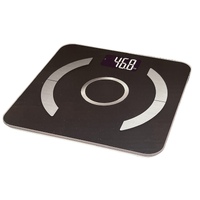 180kg Easy Home Body Analysis Smart Bathroom Scales BMI BMR - Black