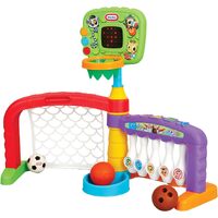 Little Tikes Light & Go 3 In 1 Sports Zone Basketball Soccer & Bowling