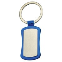 50x Duo Key Tag Key Ring Keyring School Bag Badge Bulk - Blue