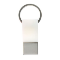 100x Coda Key Tag Keyring Key Ring School Bag Badge - White
