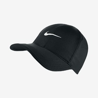 Nike Court Featherlight Tennis Hat Unisex AeroBill Dri-Fit Cap - Black/White