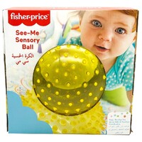 Fisher Price See-Me Sensory Ball Yellow 17cm
