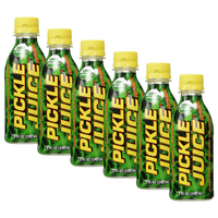 6 x 240ml Pickle Juice Sport Drink for Muscle Cramps Tennis Medvedev (Organic)