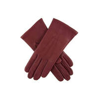Dents Womens Three-Point Leather Gloves - Clared Red
