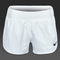 Nike Womens Ace Running Tennis Sport Dri-Fit Shorts - White