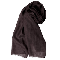 Dents 100% Pure Wool Ladies Woven Scarf Warm Winter - Black