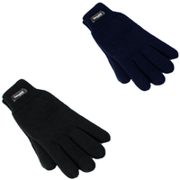 3M THINSULATE Gloves Snow Ski Knitted Polar Fleece Thermal Plain Winter