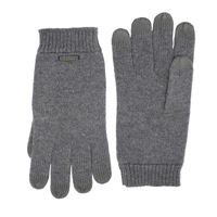 Dents Mens Pure Merino Wool Touchscreen Gloves - Shale