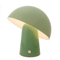 LED Cordless Mushroom USB Rechargeable Table Lamp Dimming Night Light - Green